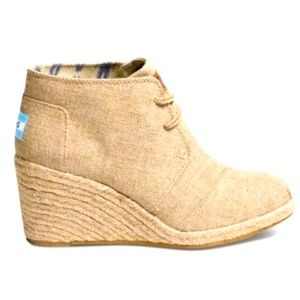 TOMS Wedge Booties